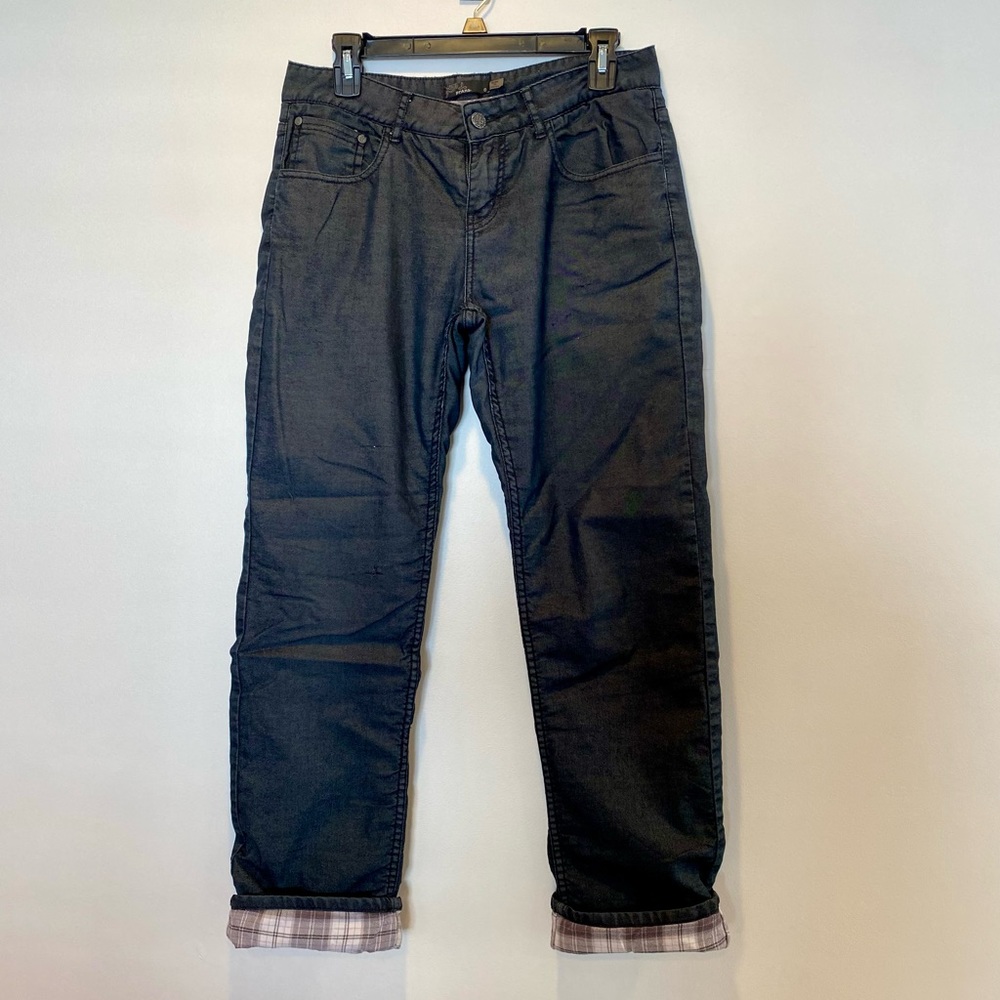 prAna lined flannel jean- size 6